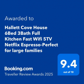 Hallett Cove House 6Bed 3Bath Full Kitchen Fast Wifi 5TV Netflix Espresso-Perfect for large families Adelaide